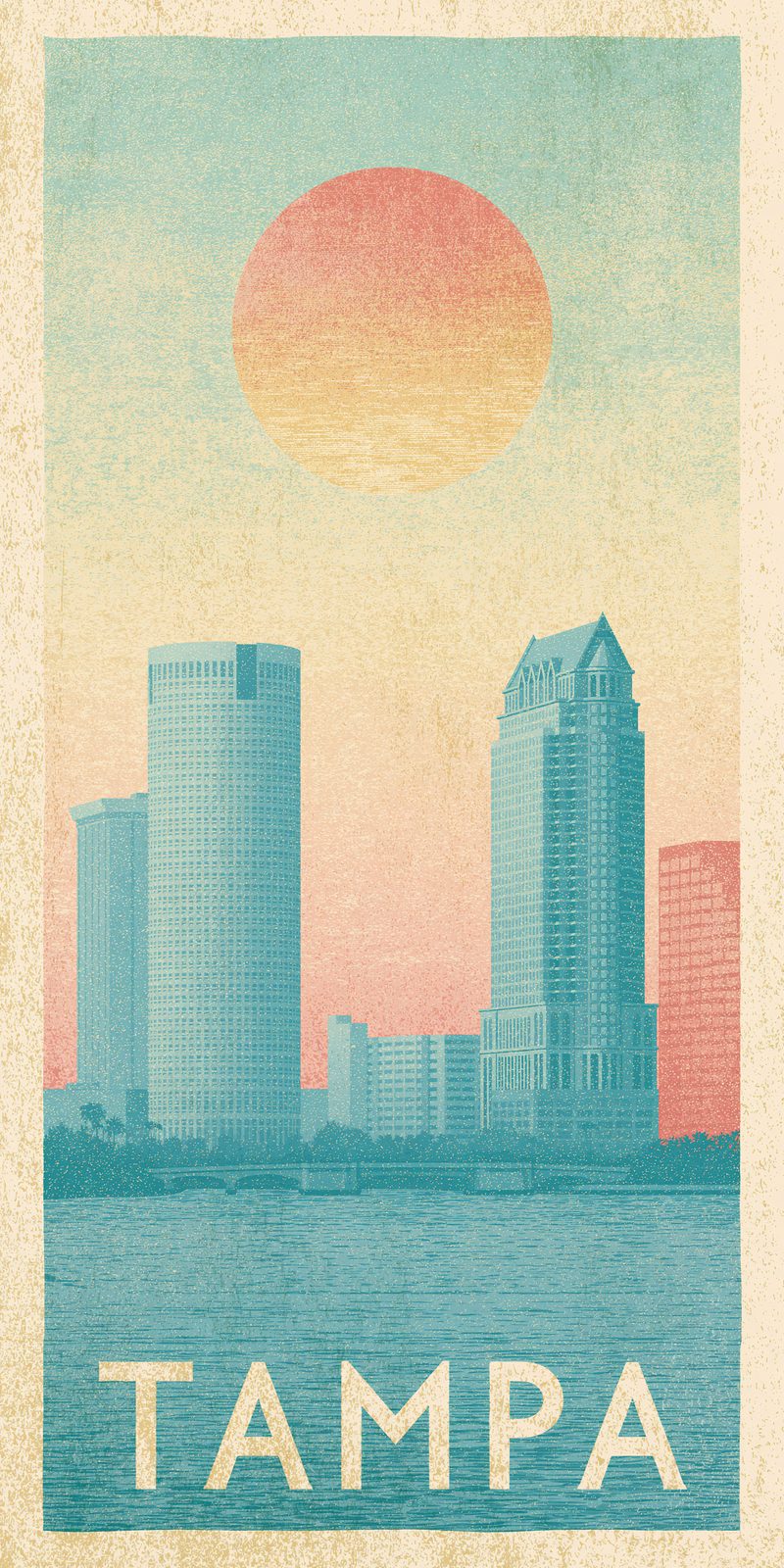 She's Choosing Florida Earrings | Tampa Skyline Sun