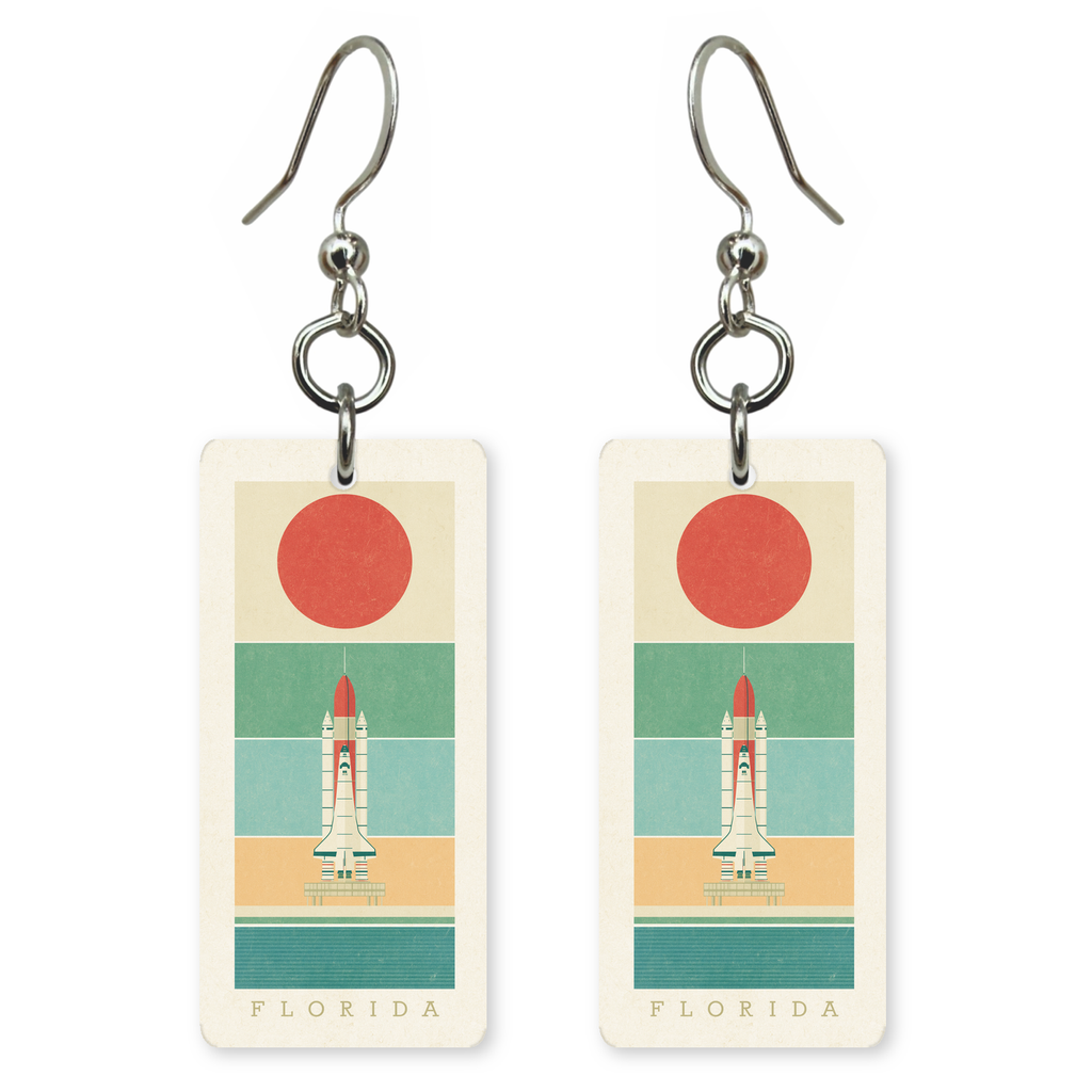 She's Choosing Florida Earrings | Mod Shuttle Florida