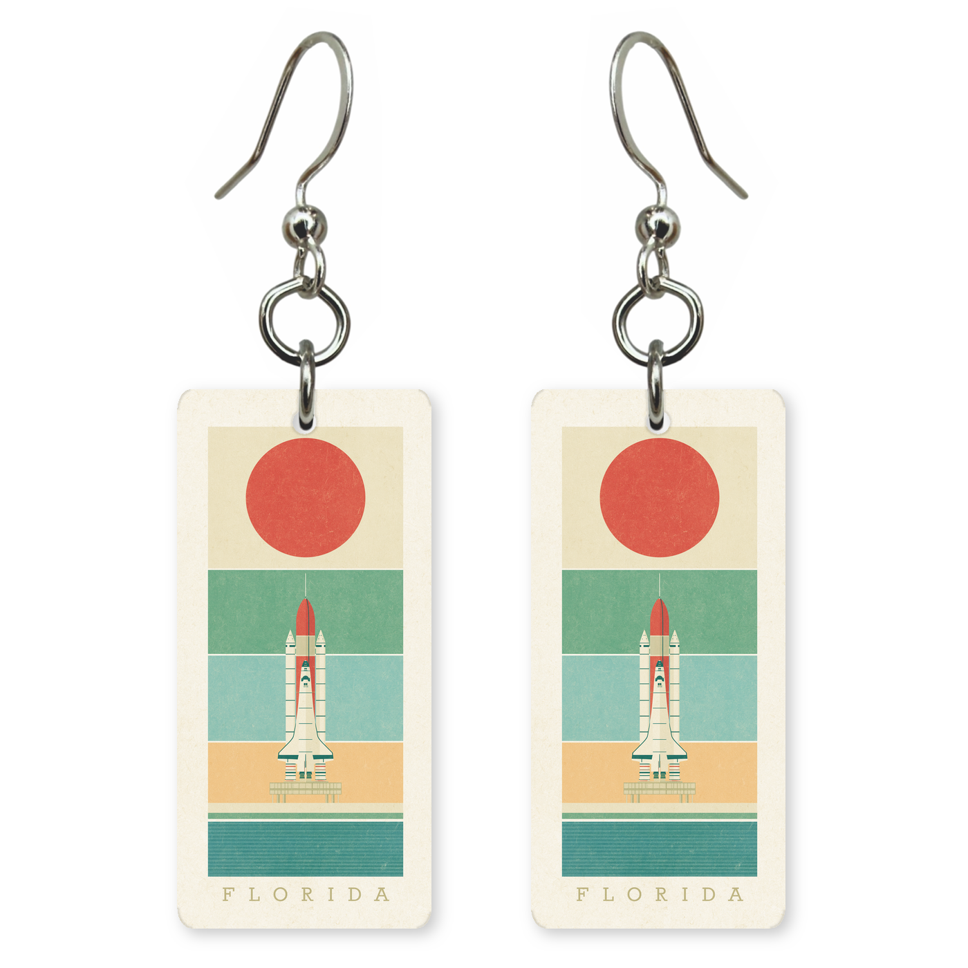 She's Choosing Florida Earrings | Mod Shuttle Florida