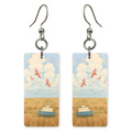 She's Choosing Florida Earrings | Roseate Spoonbill Airboat