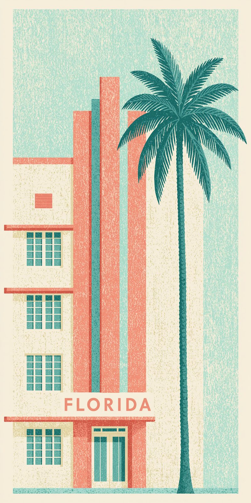 She's Choosing Florida Earrings | Art Deco Miami
