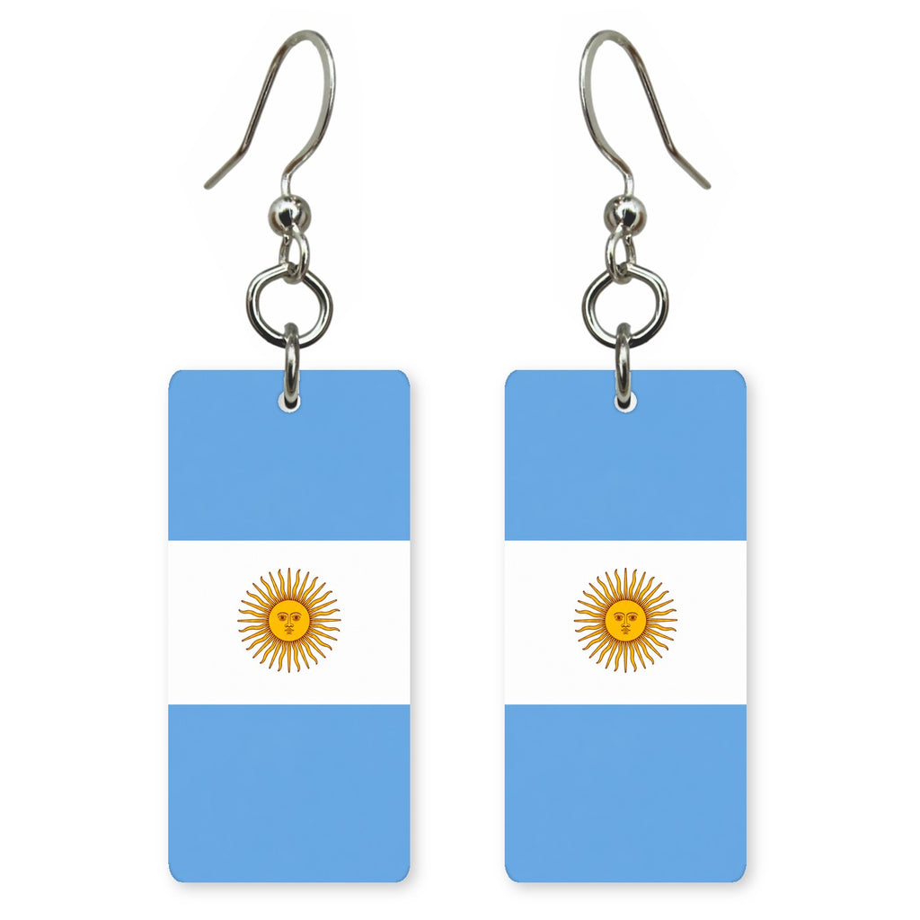 She's Choosing Country Earrings | Argentina Flag | SCC3