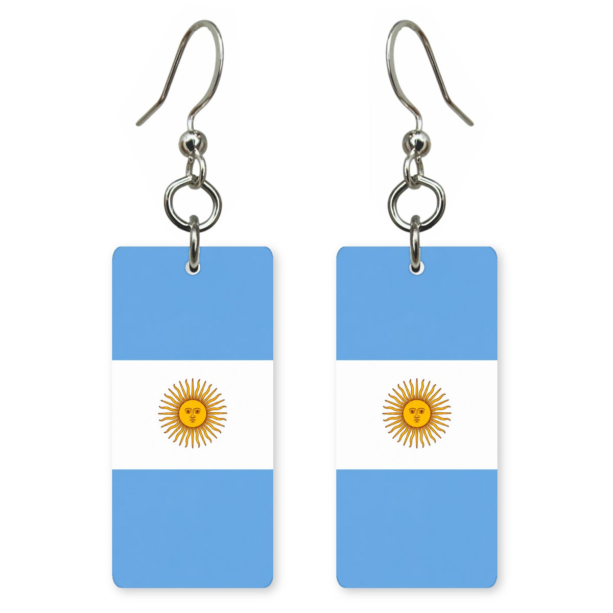 She's Choosing Country Earrings | Argentina Flag | SCC3