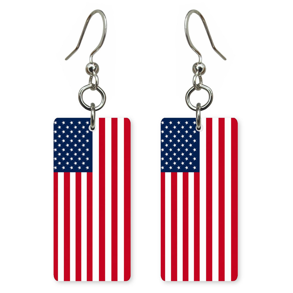 She's Choosing Country Earrings | USA Flag | SCC5