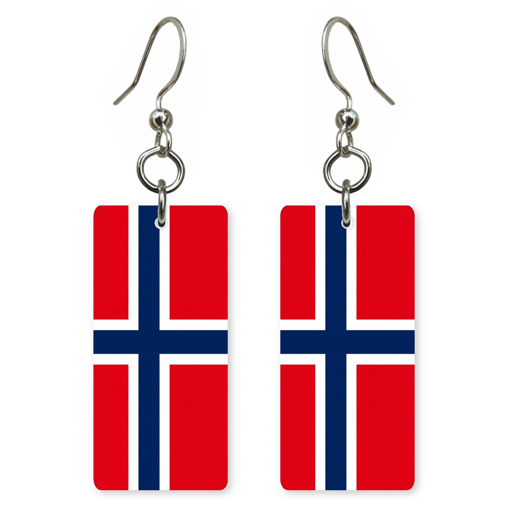 She's Choosing Country Earrings | Norway Flag | SCC6