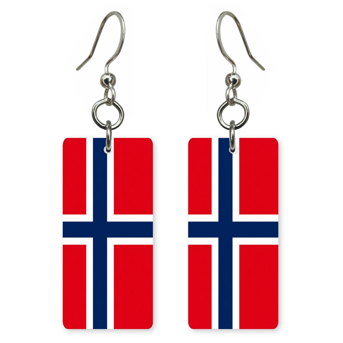 She's Choosing Country Earrings | Norway Flag | SCC6