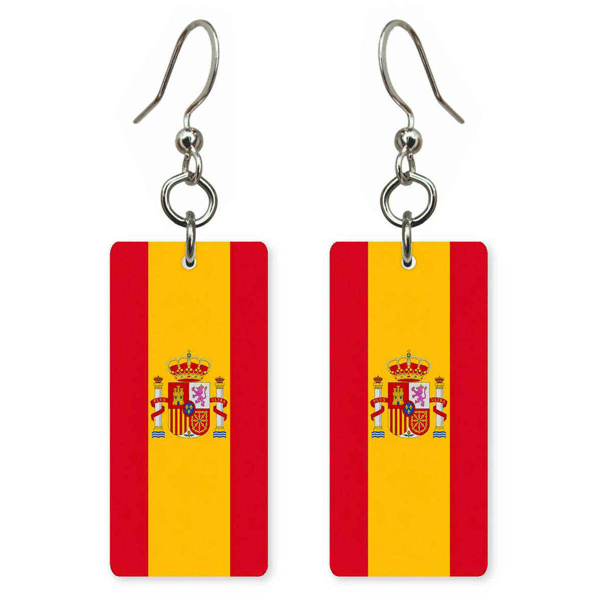 She's Choosing Country Earrings | Spain Flag | SCC7
