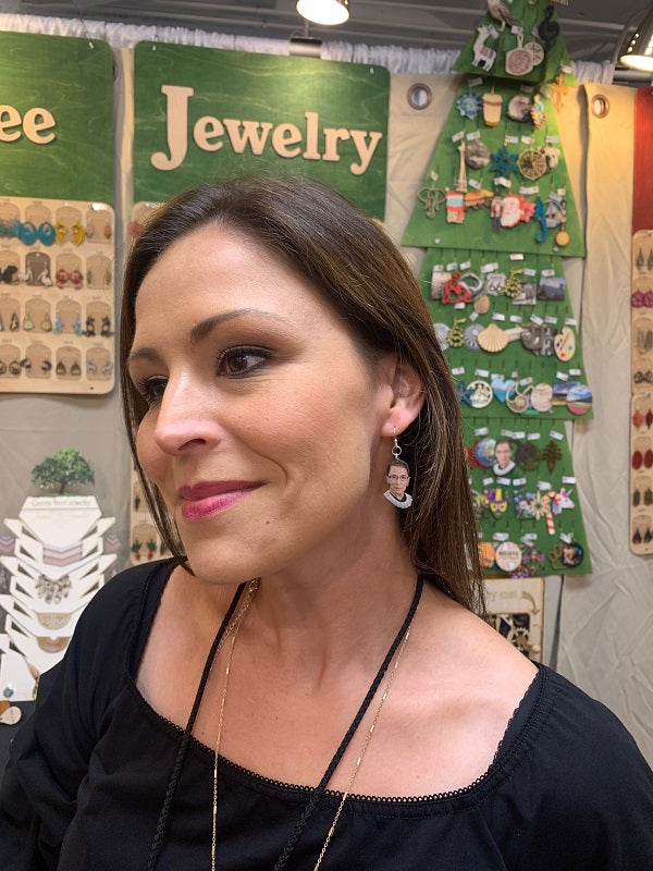 Ruth Bader Ginsburg Earrings #T002