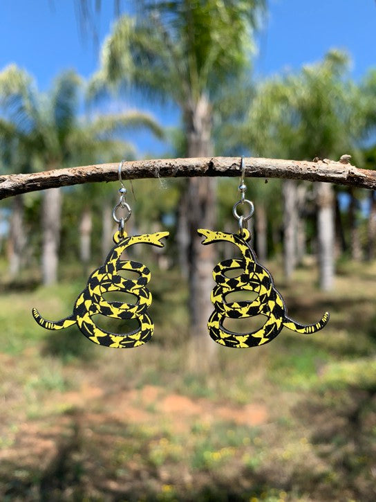 Don't Tread on Me Earrings #T003