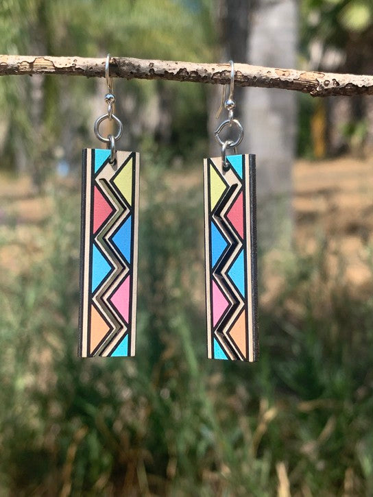 Safari Print Earrings #1682