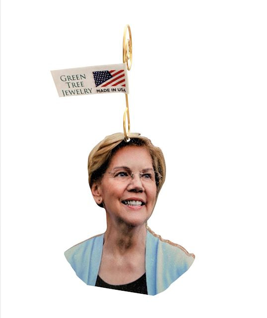 Elizabeth Warren Ornament #T040