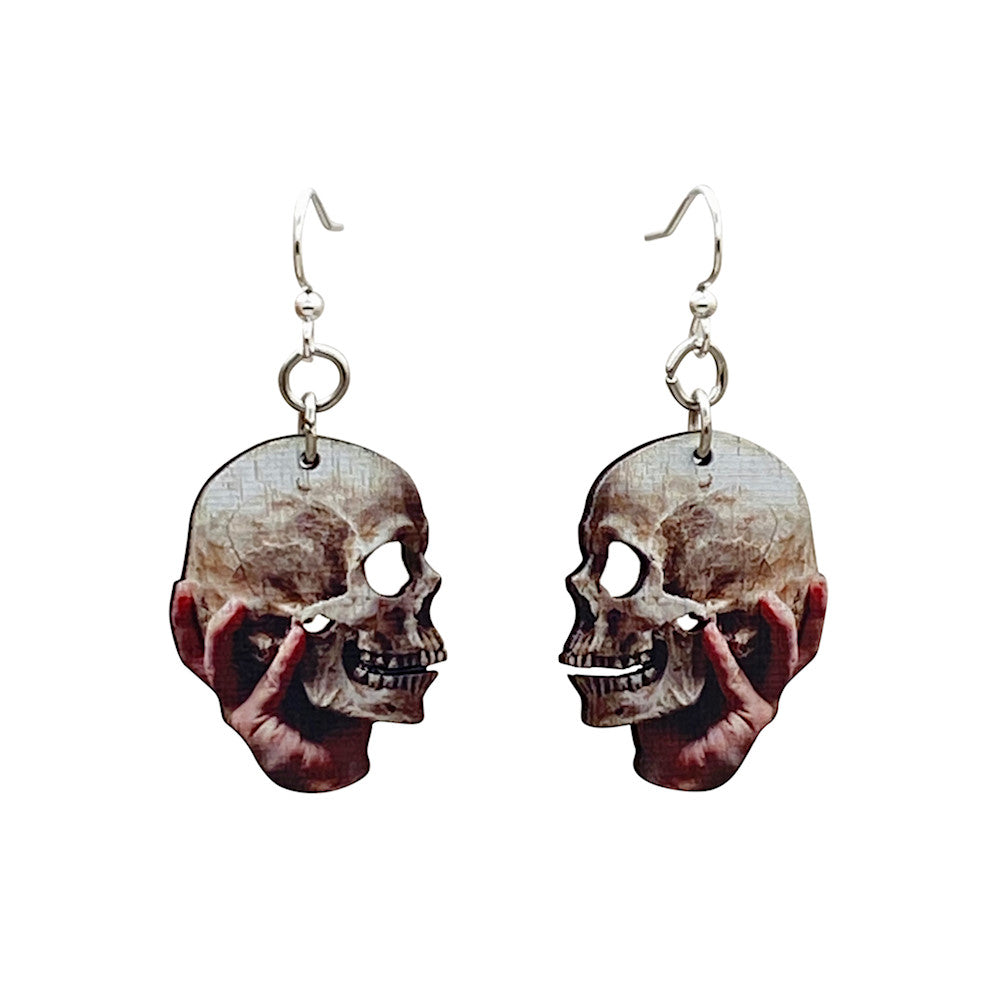 Skull and Hand Earrings #T055