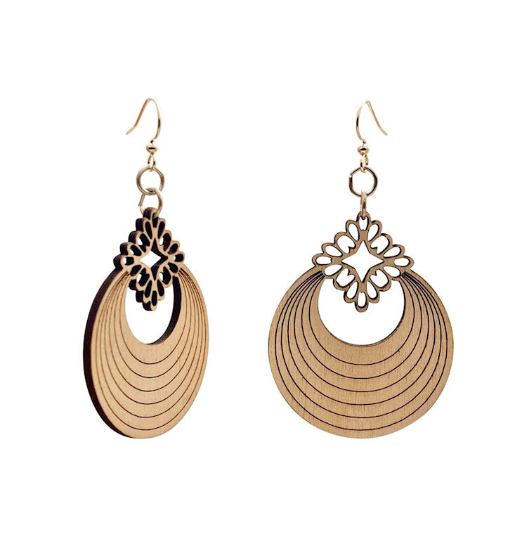 Ornamental Circlet Earrings #1288