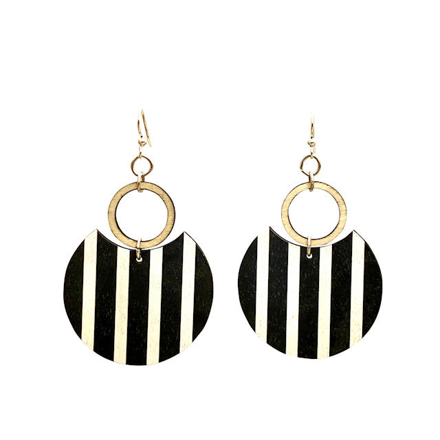 Modern Art Deco Earrings #1358