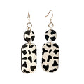 Cow Print Earrings #1539