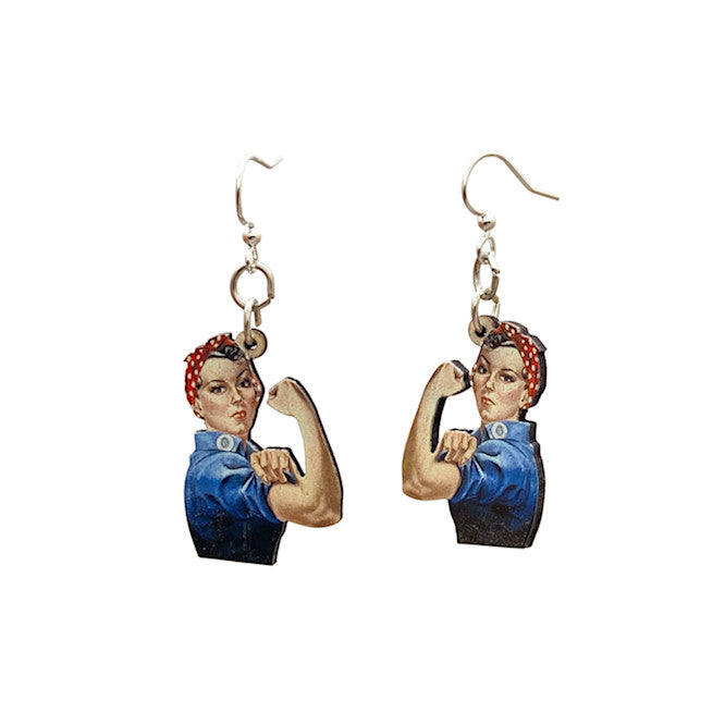 Rosie the Riveter Earrings #1678