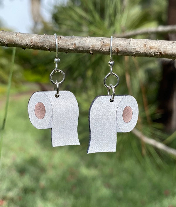 Toilet Paper Roll Earrings # T151
