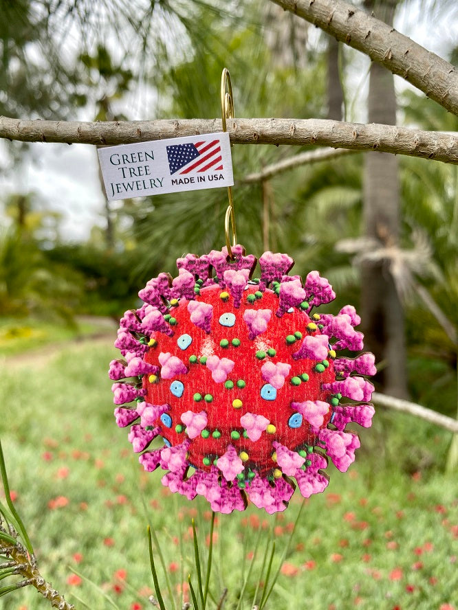 Covid 19 Virus Model Ornament