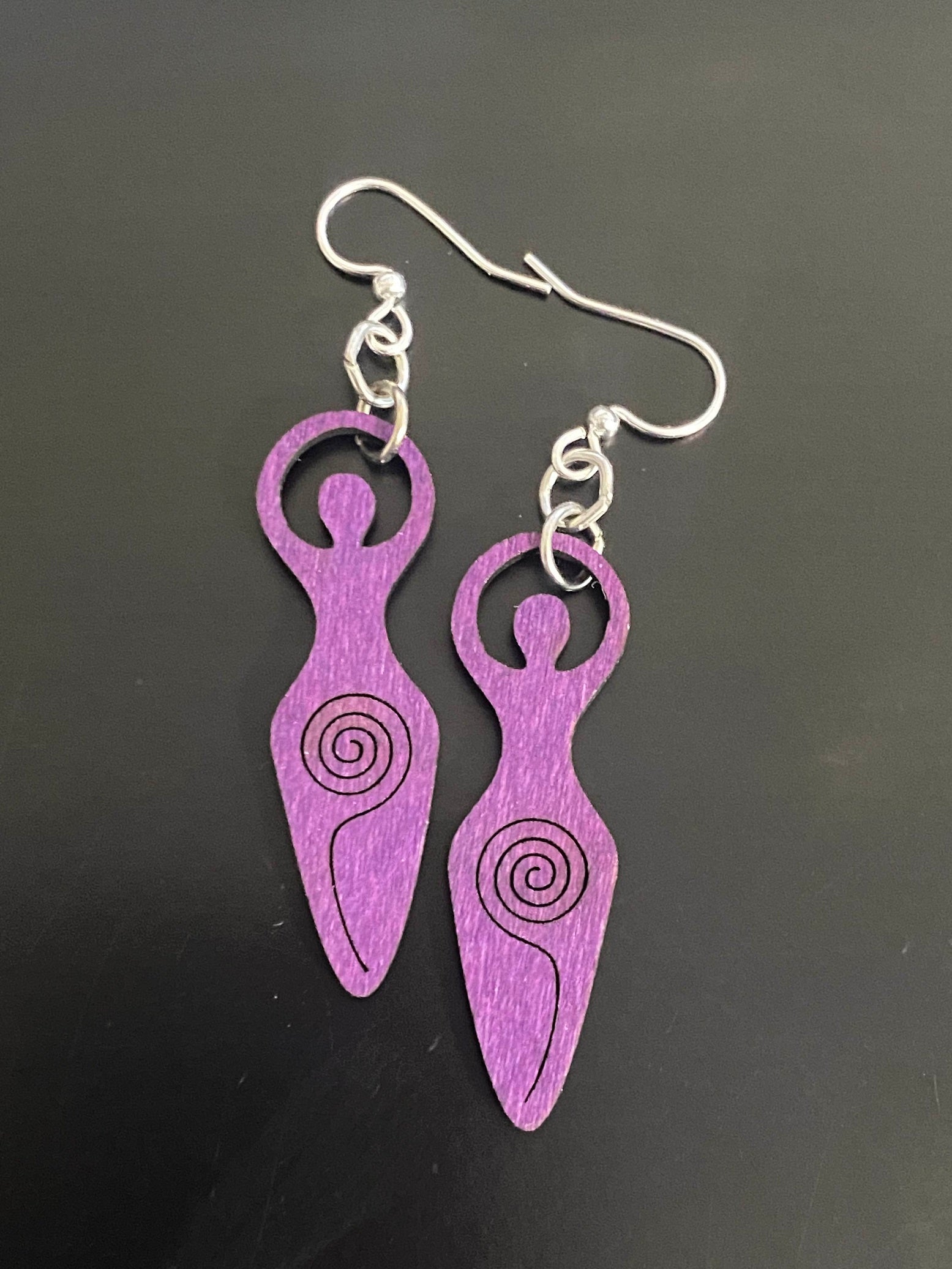 Spiral Goddess Earrings #T253