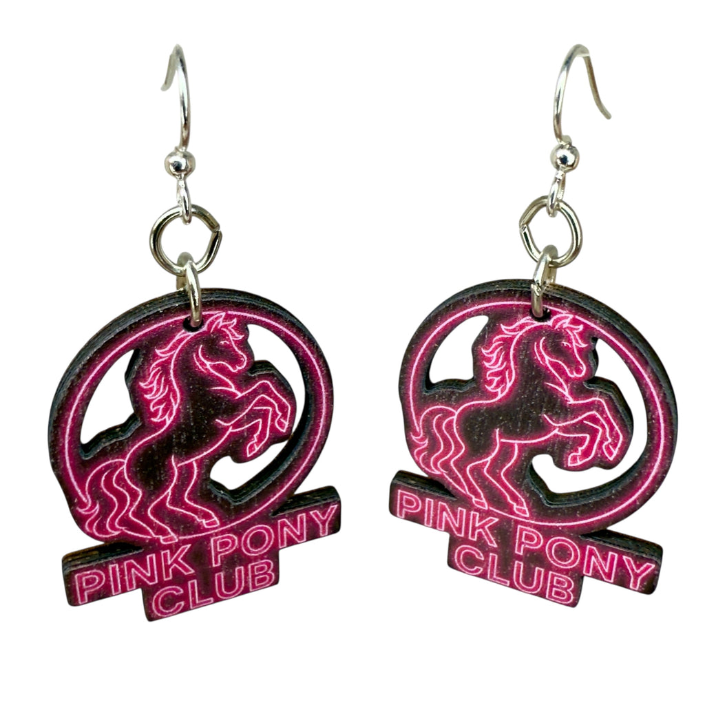 Pink Pony Show Earrings # T273