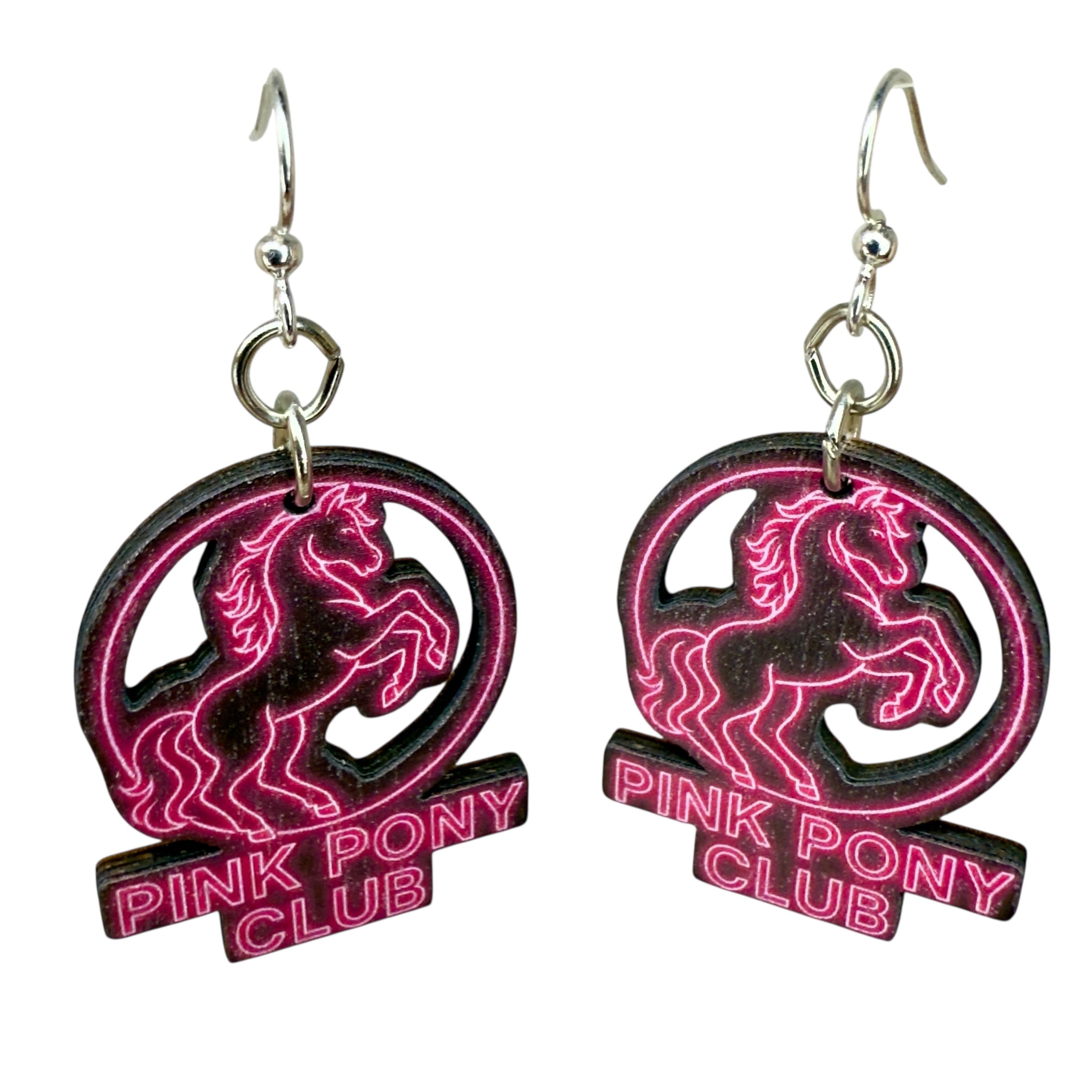 Pink Pony Show Earrings # T273