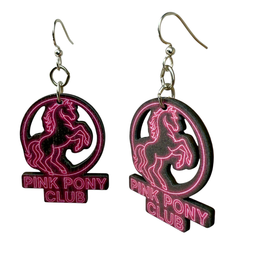 Pink Pony Show Earrings # T273