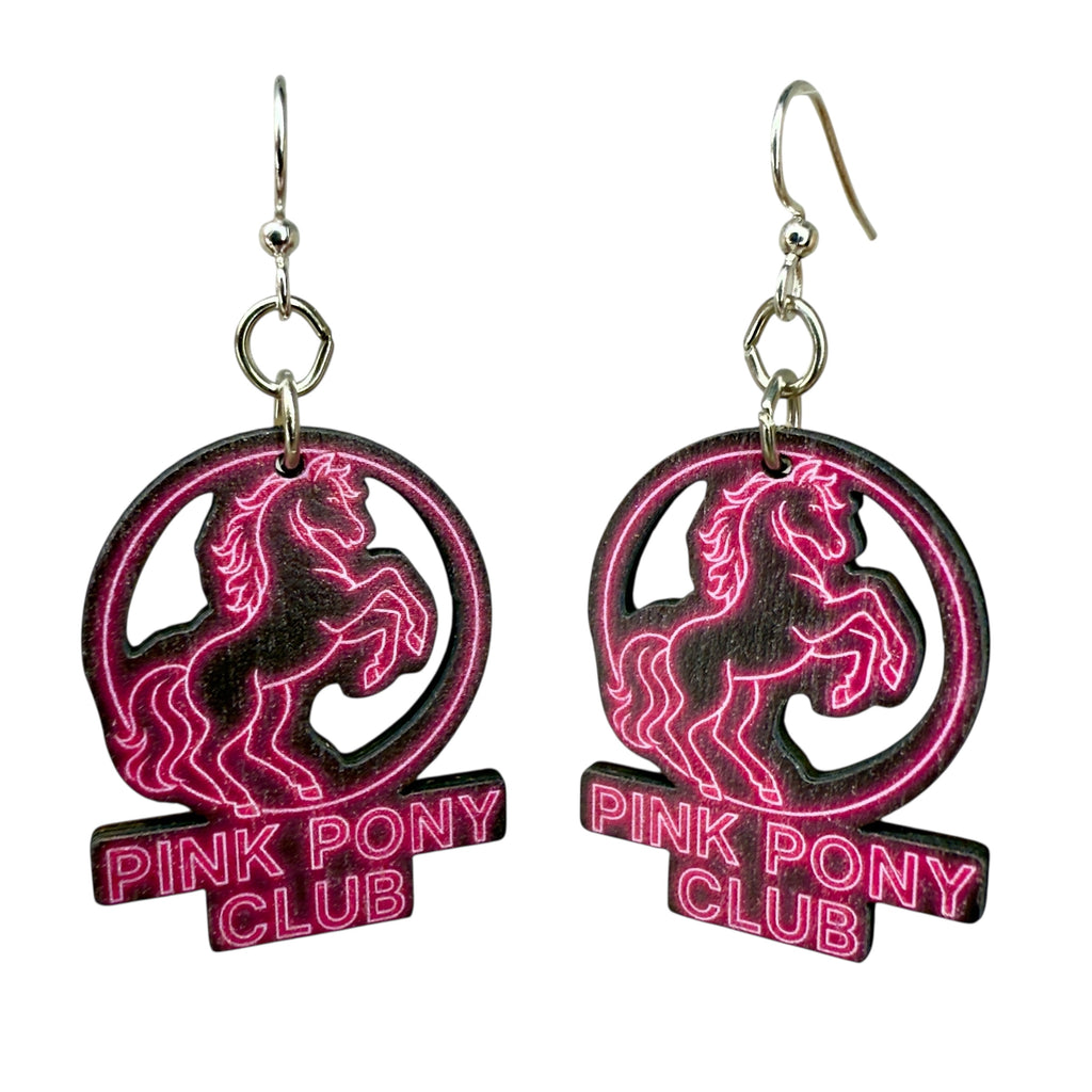 Pink Pony Show Earrings # T273