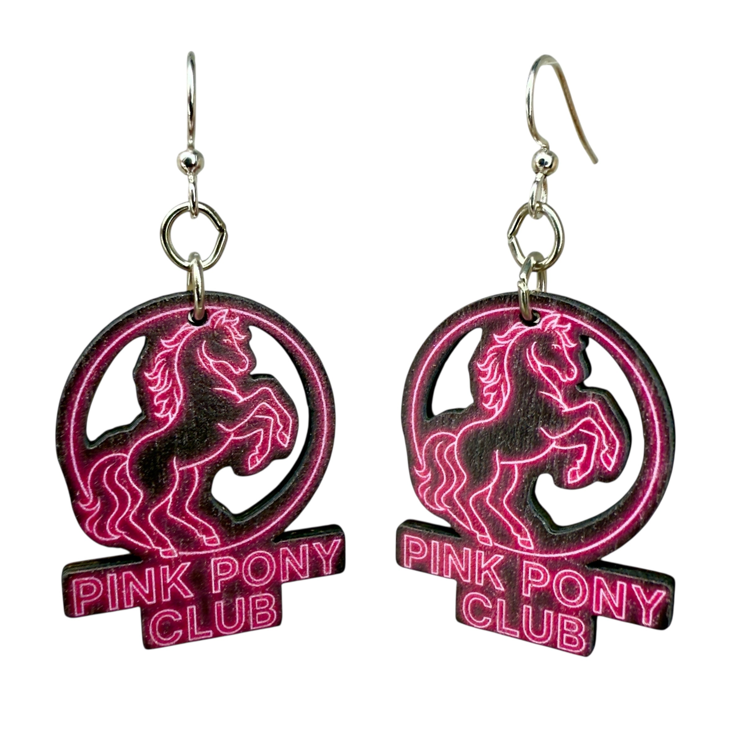 Pink Pony Show Earrings # T273