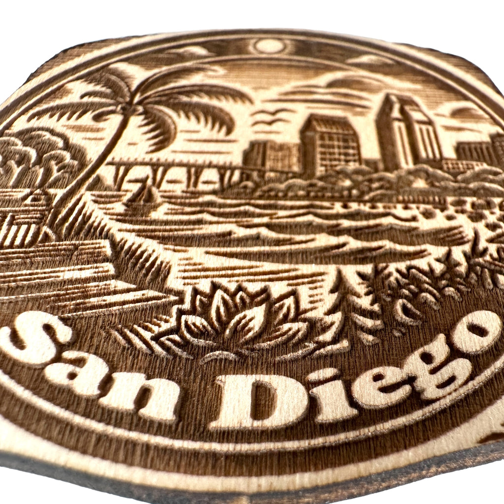 San Diego American Maple Magnet #MM500
