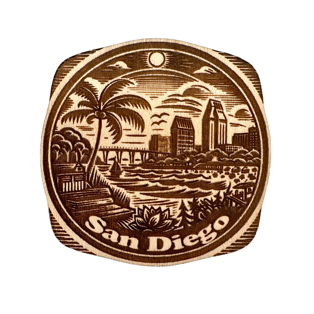 San Diego American Maple Magnet #MM500