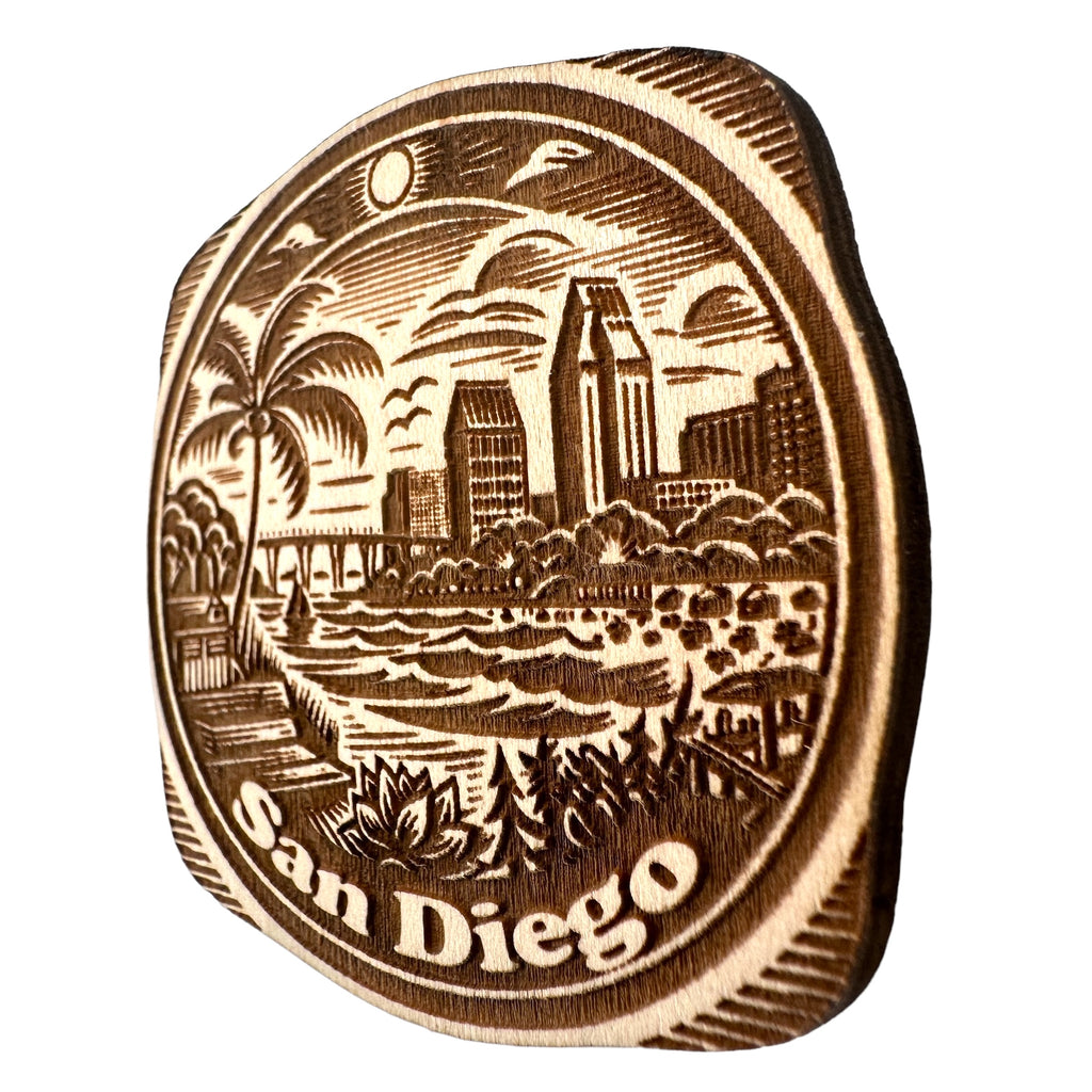 San Diego American Maple Magnet #MM500