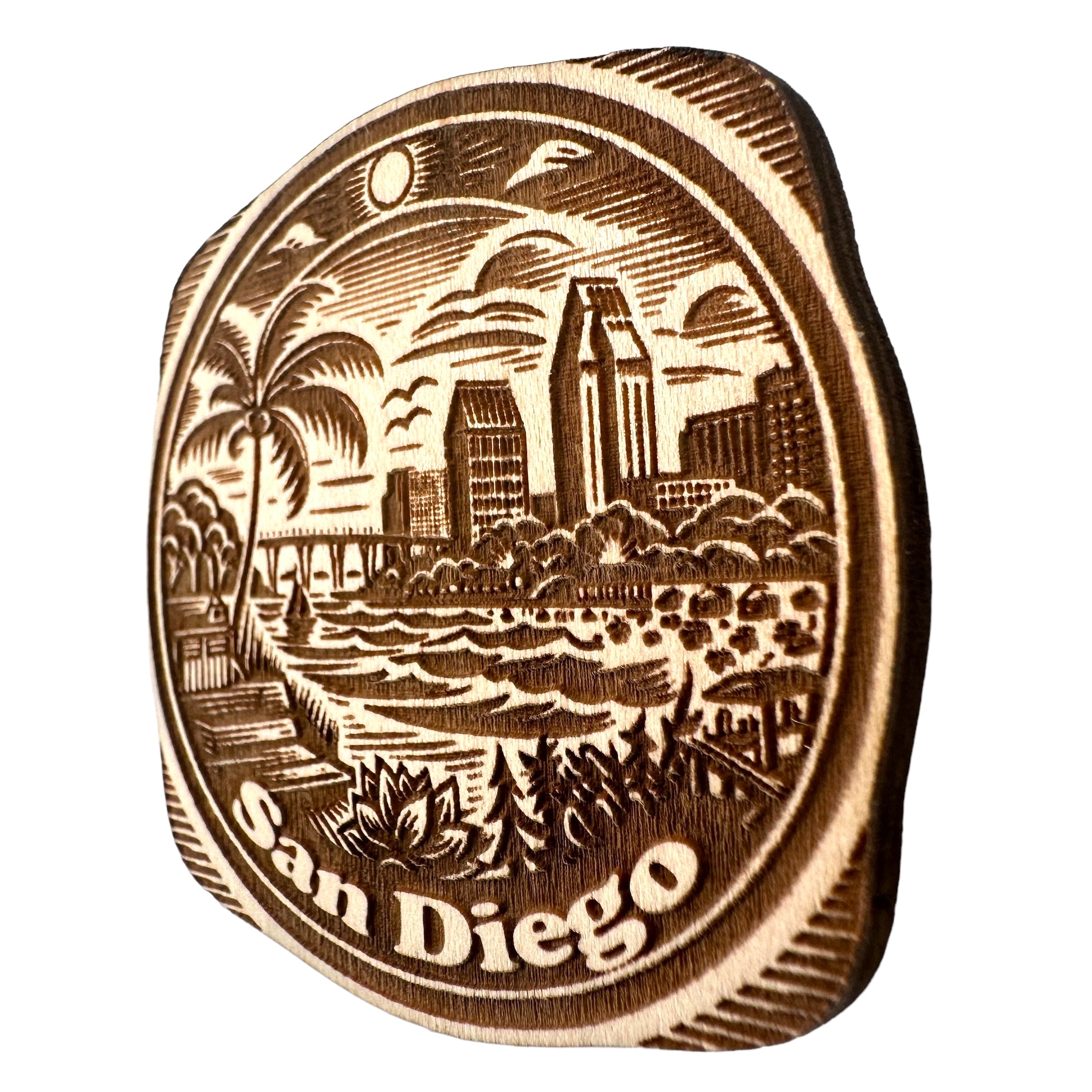 San Diego American Maple Magnet #MM500