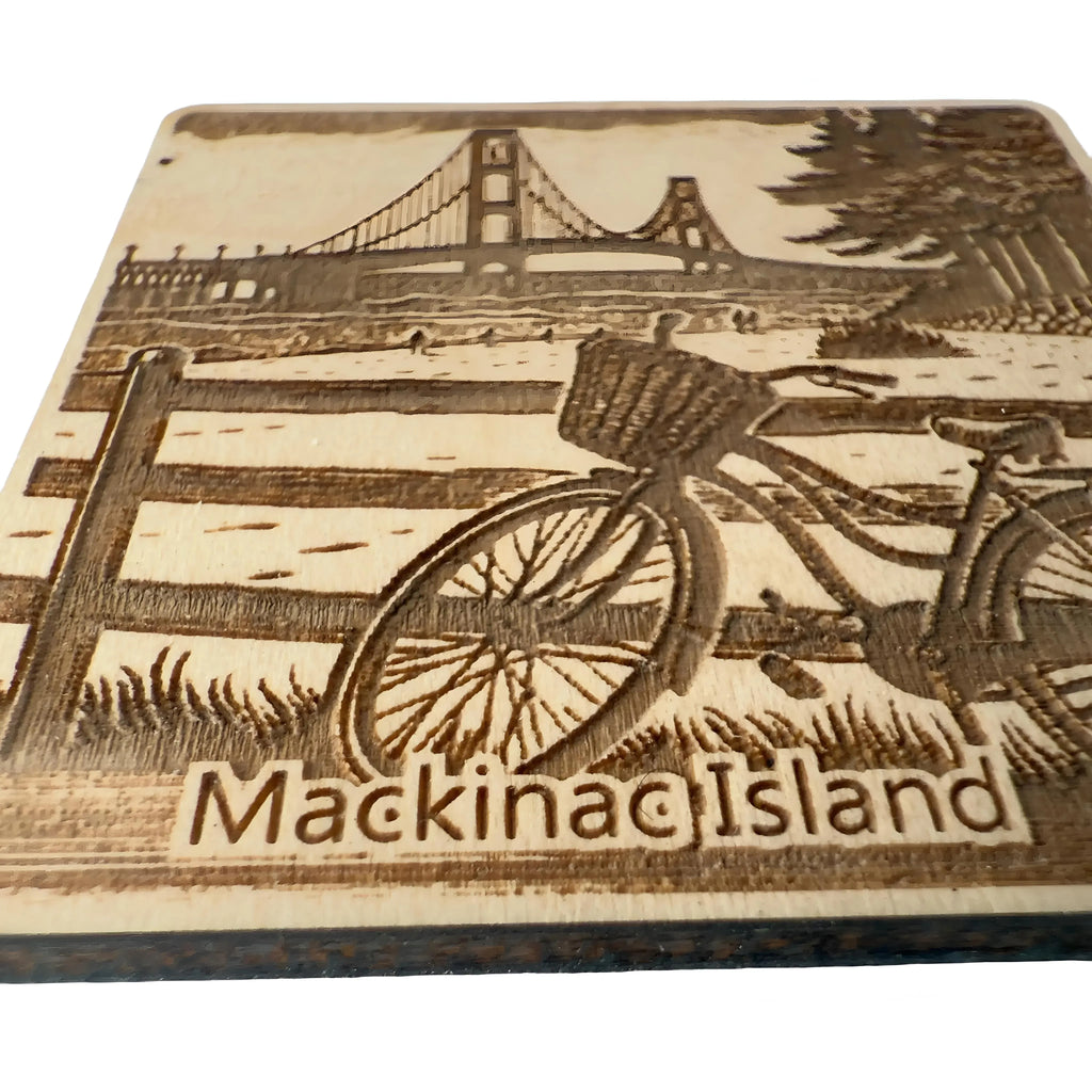 Mackinac Island Maple Magnet  #MM512