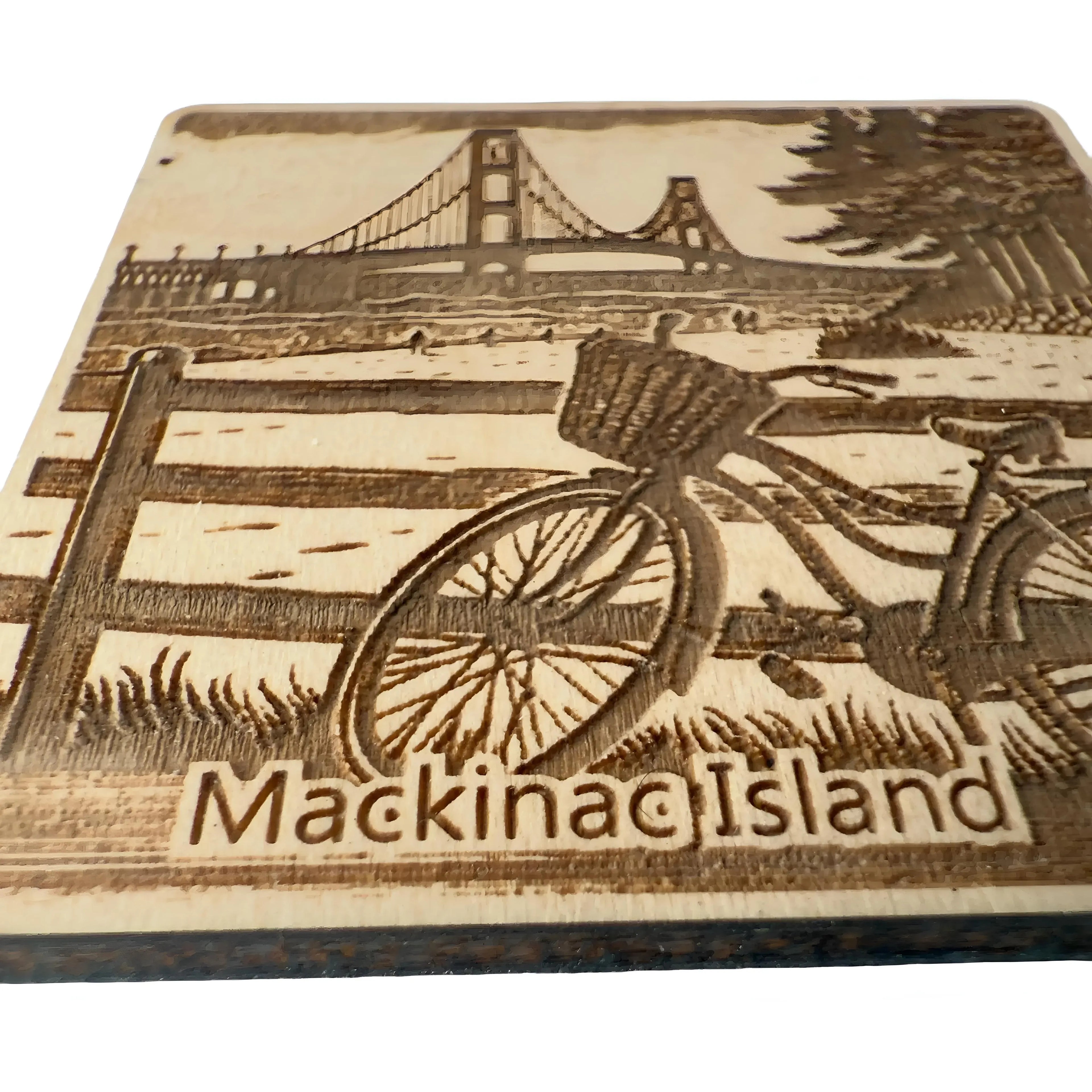 Mackinac Island Maple Magnet  #MM512