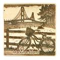 Mackinac Island Maple Magnet  #MM512