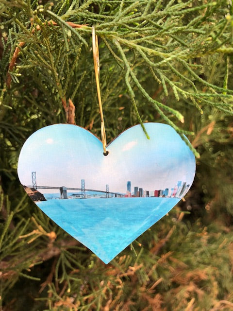San Francisco Bay Heart #S982