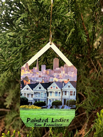 Painted Ladies Ornament #S985