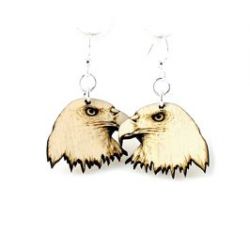 eagle wood earrings