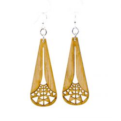 987 illuminating tri bamboo earrings