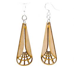 988 illuminating square bamboo earrings