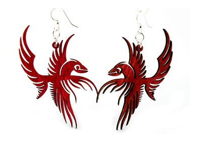 Phoenix Bird EARRINGS # 1155