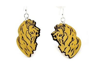 Detailed Lion Earrings # 1390