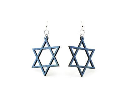 Jewish Star EARRINGS # 1174