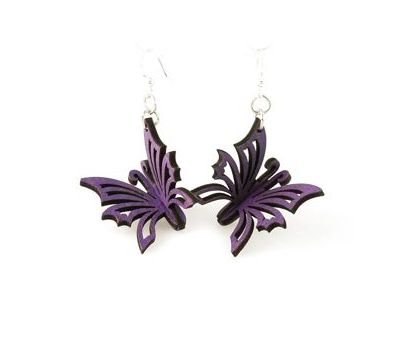 3D Butterfly Earrings # 1443