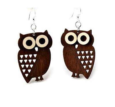 Little Hoot Owl Earrings # 1363
