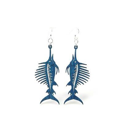 SWORD Fish Earrings # 1237