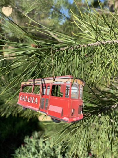 Galena Trolley Ornament